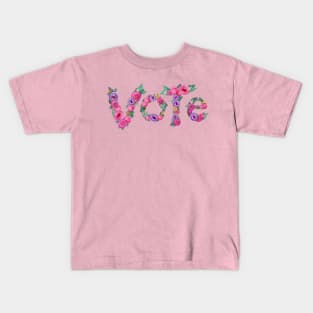 Vote (Music Festival Flower Crowns) Kids T-Shirt